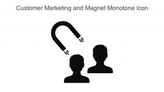 Customer Marketing And Magnet Monotone Icon In Powerpoint Pptx Png And Editable Eps Format