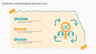 Customer Need Analysis Process Icon