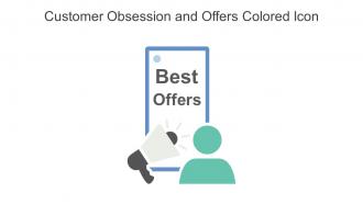 Customer Obsession And Offers Colored Icon In Powerpoint Pptx Png And Editable Eps Format