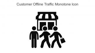 Customer Offline Traffic Monotone Icon In Powerpoint Pptx Png And Editable Eps Format