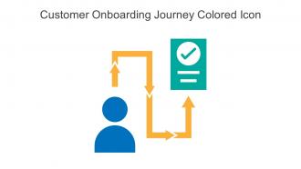 Customer Onboarding Journey Colored Icon In Powerpoint Pptx Png And Editable Eps Format