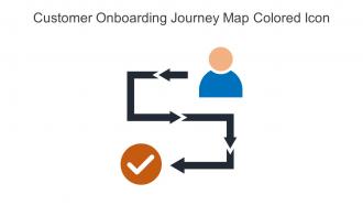 Customer Onboarding Journey Map Colored Icon In Powerpoint Pptx Png And Editable Eps Format