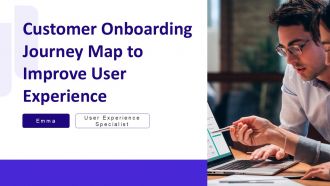 Customer Onboarding Journey Map To Improve User Experience PPT Guidelines AT