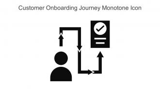 Customer Onboarding Journey Monotone Icon In Powerpoint Pptx Png And Editable Eps Format