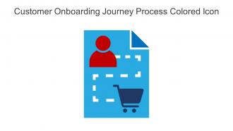 Customer Onboarding Journey Process Colored Icon In Powerpoint Pptx Png And Editable Eps Format