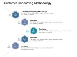 Customer onboarding methodology ppt powerpoint presentation outline skills cpb