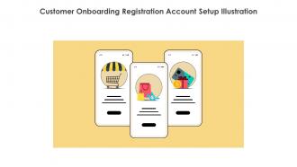 Customer Onboarding Registration Account Setup Illustration