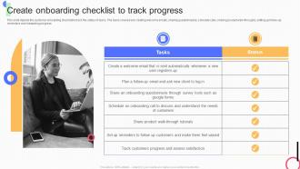 Customer Onboarding Strategies Create Onboarding Checklist To Track Progress