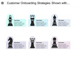 Customer onboarding strategies shown with different chess pieces