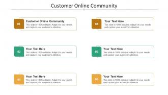 Customer online community ppt powerpoint presentation infographic template guidelines cpb