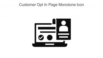 Customer OPT In Page Monotone Icon In Powerpoint Pptx Png And Editable Eps Format