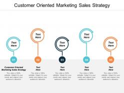 Customer oriented marketing sales strategy ppt powerpoint presentation infographic template model cpb