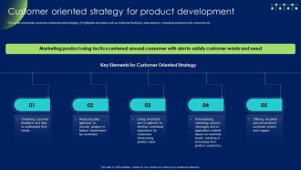 Customer Oriented Strategy For Product Development Product Development And Management Strategy