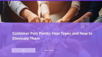 Customer Pain Points Four Types And How To Eliminate Them PPT Example AT