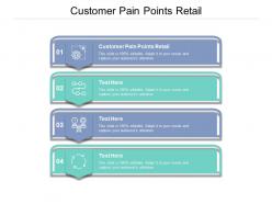Customer pain points retail ppt powerpoint presentation pictures inspiration cpb