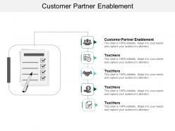 Customer partner enablement ppt powerpoint presentation ideas file formats cpb