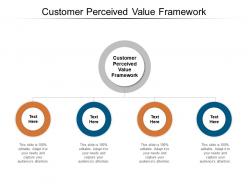 Customer perceived value framework ppt powerpoint presentation infographic template icon cpb