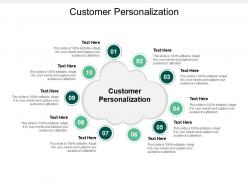 Customer personalization ppt powerpoint presentation gallery infographics cpb
