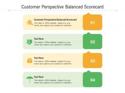 Customer perspective balanced scorecard ppt powerpoint presentation file background image cpb