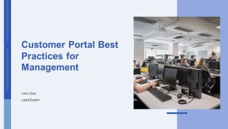 Customer Portal Best Practices For Management PPT Presentation AT