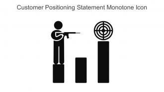 Customer Positioning Statement Monotone Icon In Powerpoint Pptx Png And Editable Eps Format