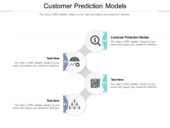 Customer prediction models ppt powerpoint presentation slides graphics pictures cpb