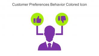 Customer Preferences Behavior Colored Icon In Powerpoint Pptx Png And Editable Eps Format