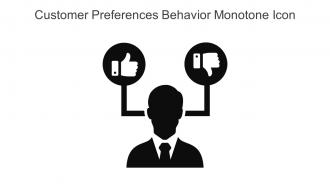 Customer Preferences Behavior Monotone Icon In Powerpoint Pptx Png And Editable Eps Format