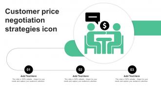 Customer Price Negotiation Strategies Icon
