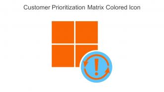 Customer Prioritization Matrix Colored Icon In Powerpoint Pptx Png And Editable Eps Format