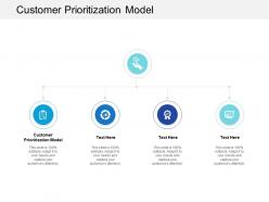 Customer prioritization model ppt powerpoint presentation infographics background cpb