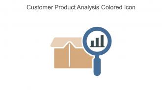 Customer Product Analysis Colored Icon In Powerpoint Pptx Png And Editable Eps Format