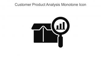 Customer Product Analysis Monotone Icon In Powerpoint Pptx Png And Editable Eps Format