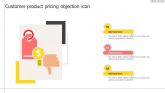 Customer Product Pricing Objection Icon