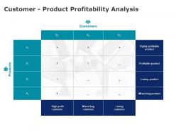 Customer product profitability analysis business ppt powerpoint presentation infographics portrait