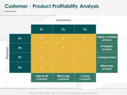 Customer product profitability analysis ppt powerpoint presentation
