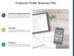Customer profile business plan ppt powerpoint presentation file slide download cpb