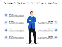 Customer Profile Illustration For Confidence Level Chart Infographic Template