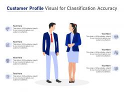 Customer Profile Visual For Classification Accuracy Infographic Template