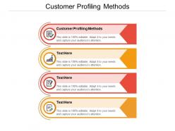Customer profiling methods ppt powerpoint presentation portfolio visual aids cpb