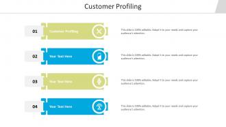 Customer profiling ppt powerpoint presentation show background cpb