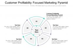 Customer profitability focused marketing pyramid ppt powerpoint presentation pictures cpb