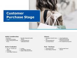 Customer purchase stage ppt powerpoint presentation gallery diagrams