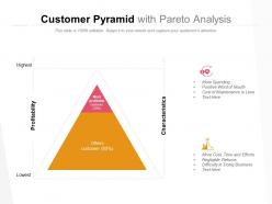 Customer Pyramid With Pareto Analysis