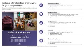 Customer Referral Contests Or Giveaways Using Social Media To Amplify Wom Marketing Efforts MKT SS V