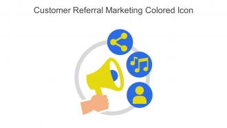 Customer Referral Marketing Colored Icon In Powerpoint Pptx Png And Editable Eps Format