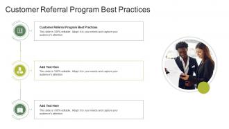 Customer Referral Program Best Practices In Powerpoint And Google Slides Cpb