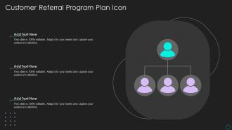 Customer Referral Program Plan Icon