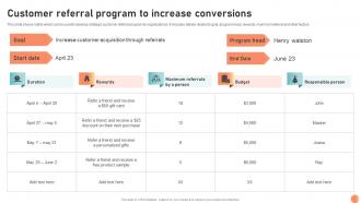 Customer Referral Program To Broadcasting Strategy To Reach Target Audience Strategy SS V