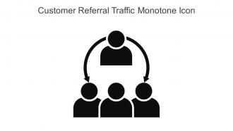 Customer Referral Traffic Monotone Icon In Powerpoint Pptx Png And Editable Eps Format